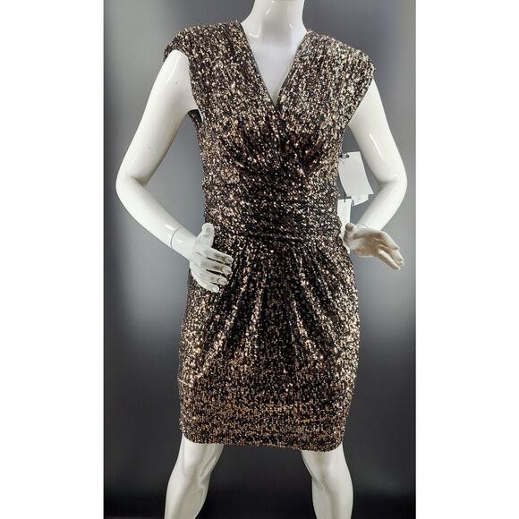 Calvin Klein Women's Dress Color Gloss Brown - Picture 9 of 16